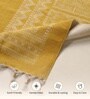 Jaipuri Handprinted Block Print Cotton 3x5 ft Rug Honey Mustard