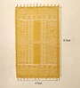 Jaipuri Handprinted Block Print Cotton 3x5 ft Rug Honey Mustard