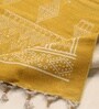 Jaipuri Handprinted Block Print Cotton 4x6 ft Rug Honey Mustard