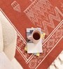 Jaipuri Handprinted Block Print Cotton 4x6 ft Rug Rust