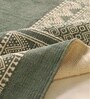 Jaipuri Handprinted Block Print Cotton 4x6 ft Rug Sea Green