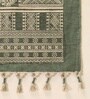 Jaipuri Handprinted Block Print Cotton 4x6 ft Rug Sea Green