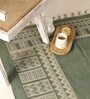Jaipuri Handprinted Block Print Cotton 4x6 ft Rug Sea Green