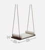Jairi Solid Wood Swing in Walnut Finish