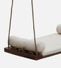 Jairi Solid Wood Swing in Walnut Finish