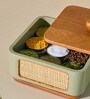 Jali Masala Box Wooden Spice Box