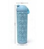 Blue Jali Pattern Plastic Water Bottle with Carrying Strap, 500 ml