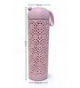 Pink Jali Pattern Plastic Water Bottle with Carrying Strap, 500 ml