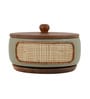 Jali Wooden Chapati Box With Lid