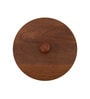 Jali Wooden Chapati Box With Lid