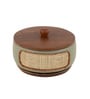 Jali Wooden Chapati Box With Lid