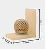 Jali Set Of 2 White Soapstone & Marble Bookends