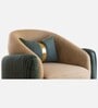 Jamba Suede Lounge Chair In Blue & Beige Colour