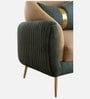 Jamba Suede Lounge Chair In Blue & Beige Colour