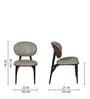 James Dining Chairs In Grey Colour (Set Of 2 )