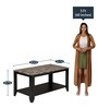 Jane Coffee Table Set in Brown Colour