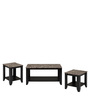 Jane Coffee Table Set in Brown Colour