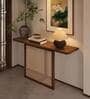 Japandi Rattan Sideboard in Brown Finish