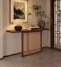 Japandi Rattan Sideboard in Brown Finish