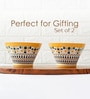 White Ceramic Japanese Bowl (Pack of 2)