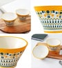 White Ceramic Japanese Bowl (Pack of 2)