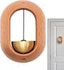 Japenese Style Wooden & Brass Magnetic Door Bell