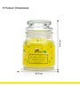 Jar Candle with Lid (Lemon Grass)