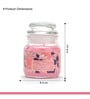 Jar Candle with Lid (Rose)