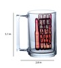 Jared 400ml Glass (Set of 2) Beer Mug