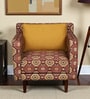 Jarmen 1 Seater Sofa In Ikat Print Fabric