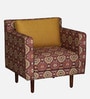 Jarmen 1 Seater Sofa In Ikat Print Fabric