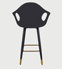 Jasey Full Back Bar Stool in Black Colour