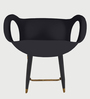 Jasey Full Back Bar Stool in Black Colour