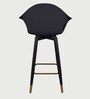 Jasey Full Back Bar Stool in Black Colour
