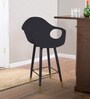 Jasey Full Back Bar Stool in Black Colour