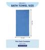 Jasper Boy Blue Cotton 400 GSM Bath Towel