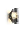 Jasper Smoke Black Wall Light Metal & Acrylic Body Tri-Color LED Modern Decorative Bedside Wall Lamp for Bedroom
