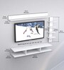 Jasper Wall Mount TV Unit For TV Upto 55" in White Finish