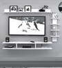 Jasper Wall Mount TV Unit For TV Upto 55" in White Finish