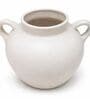Jaune Ocre Minimalist Dual-Handle Modern Decorative Tabletop Flower Vase
