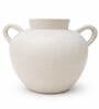 Jaune Ocre Minimalist Dual-Handle Modern Decorative Tabletop Flower Vase