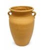 Jaune Sable Rustic Vase with Handles Vintage Style Flower Vase