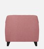 Java Fabric 1 Seater Sofa In Pink Colour