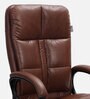 Java Leatherette Executive Chair In Tan Colour