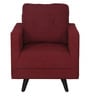 Javier 1 Seater Sofa in Garnet Red Colour