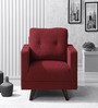 Javier 1 Seater Sofa in Garnet Red Colour