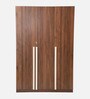 Eladia 3 Door Wardrobe In Columbian Walnut Finish With Locker