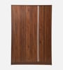 Eladia 3 Door Wardrobe In Columbian Walnut Finish With Locker
