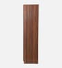 Eladia 3 Door Wardrobe In Columbian Walnut Finish With Locker