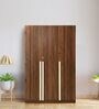Eladia 3 Door Wardrobe In Columbian Walnut Finish With Locker